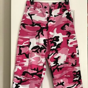 Pink Camouflage Pants
